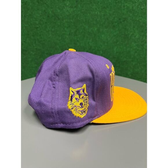 VTG 90s University Washington Huskies Snapback Hat Cap NCAA Made In USA Unisex - Picture 2 of 5
